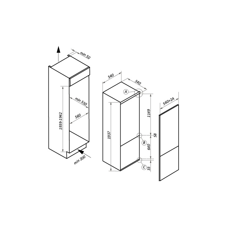  Maunfeld MBF193NFFW