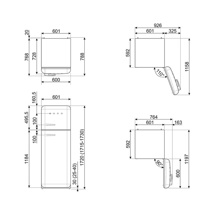  SMEG FAB30RBE5