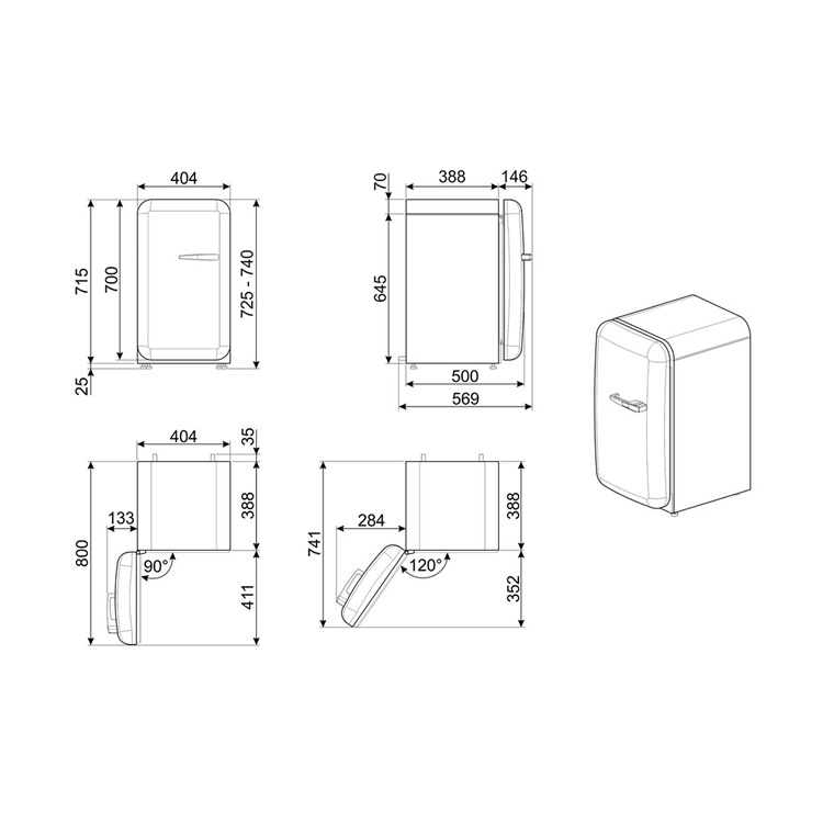   SMEG FAB5LPB5