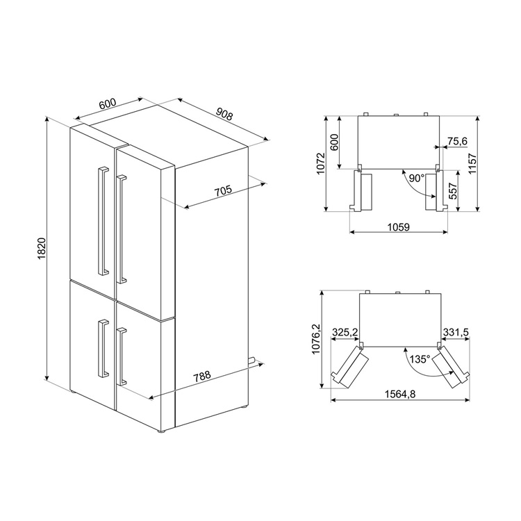  SMEG FQ60XDF