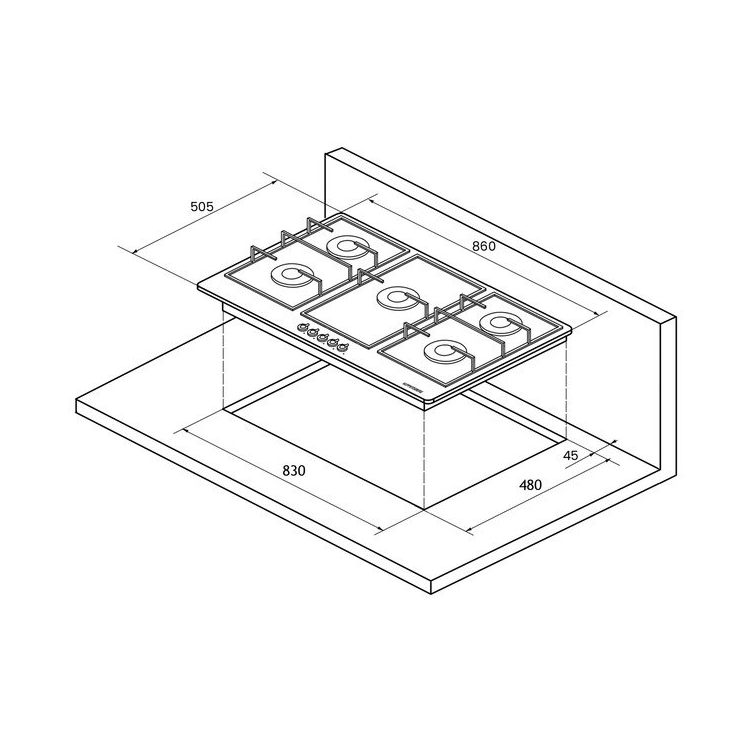  Kuppersberg FV9TGRZ W Silver